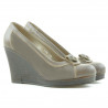 Pantofi casual dama 178 capucino combinat