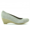 Pantofi casual dama 152-1 nisip velur