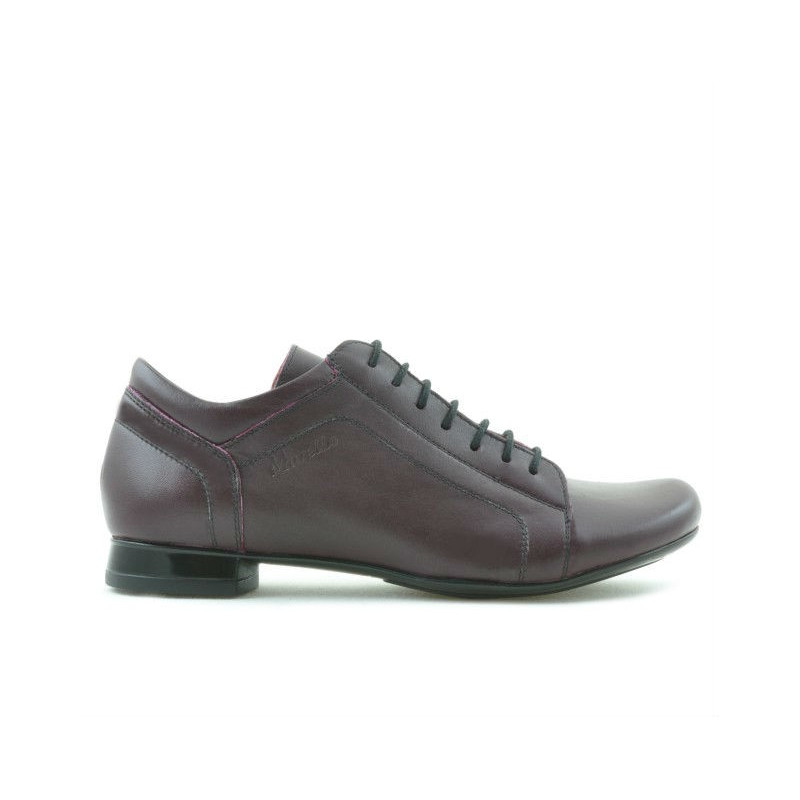 Pantofi casual dama 645 bordo