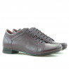 Pantofi casual dama 645 bordo