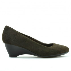 Pantofi casual dama 152-1 cafe velur