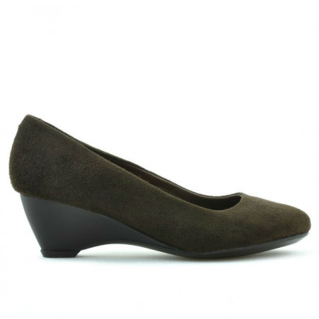 Pantofi casual dama 152-1 cafe velur