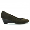 Pantofi casual dama 152-1 cafe velur