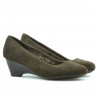 Pantofi casual dama 152-1 cafe velur