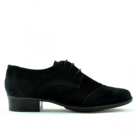 Pantofi casual dama 691 negru velur Pantofi casual dama 691 negru velur