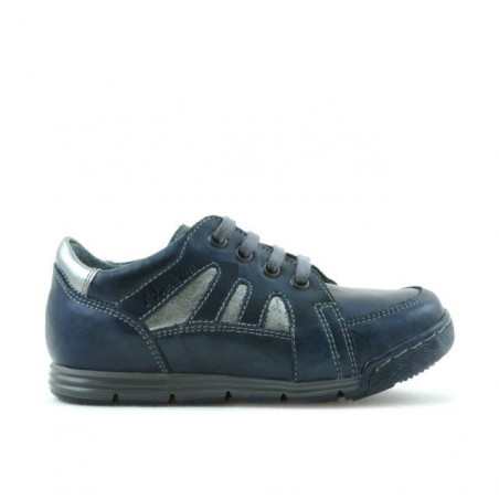 Pantofi copii mici 04c indigo+gri