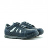 Pantofi copii mici 04c indigo+gri