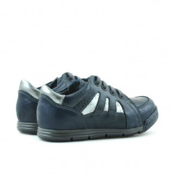 Pantofi copii mici 04c indigo+gri