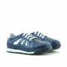 Pantofi copii mici 04c indigo+alb