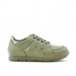Pantofi copii mici 04c nisip combinat