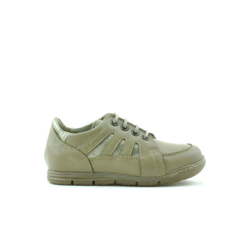 Pantofi copii mici 04c nisip combinat