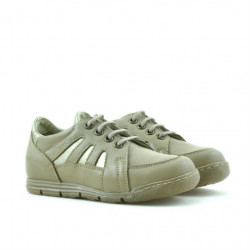 Pantofi copii mici 04c nisip combinat