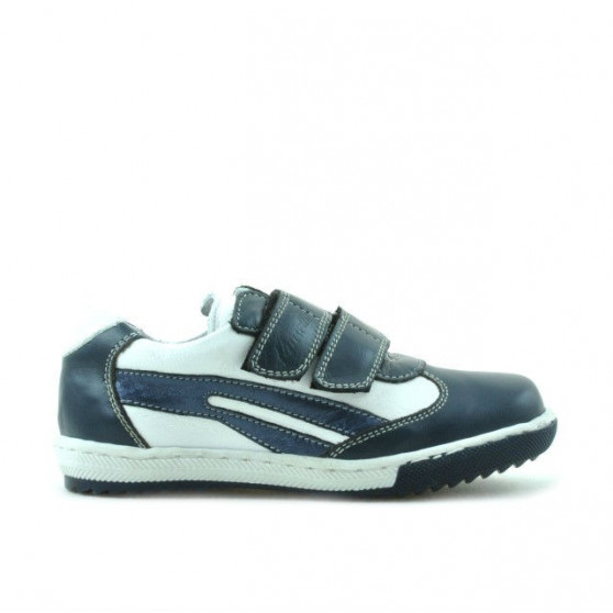 Pantofi copii mici 16c indigo+alb Pantofi copii mici 16c indigo+alb