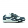 Pantofi copii mici 16c indigo+alb