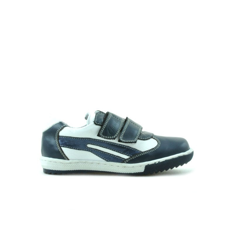 Pantofi copii mici 16c indigo+alb