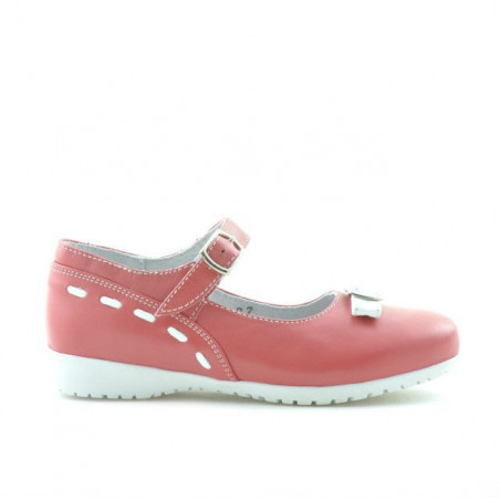 Pantofi copii mici 12c rosu corai+alb