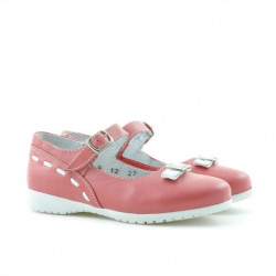 Pantofi copii mici 12c rosu corai+alb