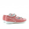 Pantofi copii mici 12c rosu corai+alb