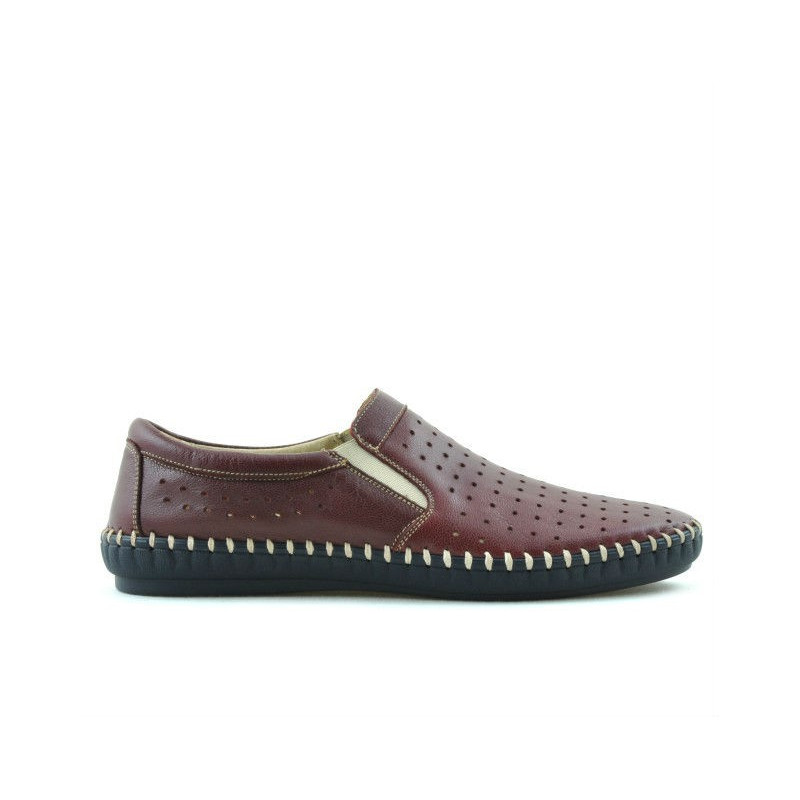 Mocasini barbati 820 bordo
