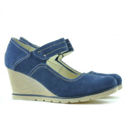 Pantofi casual dama 199 indigo velur