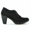 Pantofi casual dama 167 negru velur