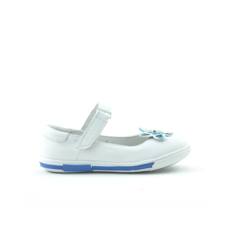 Pantofi copii mici 06c alb+bleu