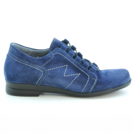 Pantofi casual dama 608 indigo velur