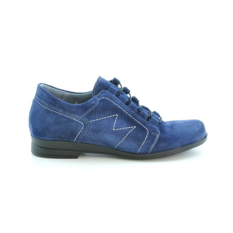Pantofi casual dama 608 indigo velur