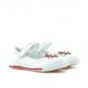 Pantofi copii mici 06c alb+rosu