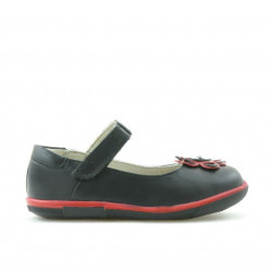Pantofi copii mici 06c negru + rosu