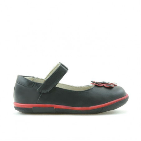 Pantofi copii mici 06c negru + rosu