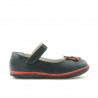 Pantofi copii mici 06c negru + rosu