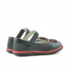 Pantofi copii mici 06c negru + rosu