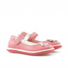 Pantofi copii mici 06c rosu corai+alb