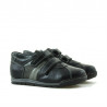 Pantofi copii mici 02c negru + gri