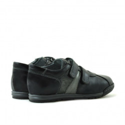 Pantofi copii mici 02c negru + gri