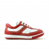 Pantofi copii mici 15c rosu+alb