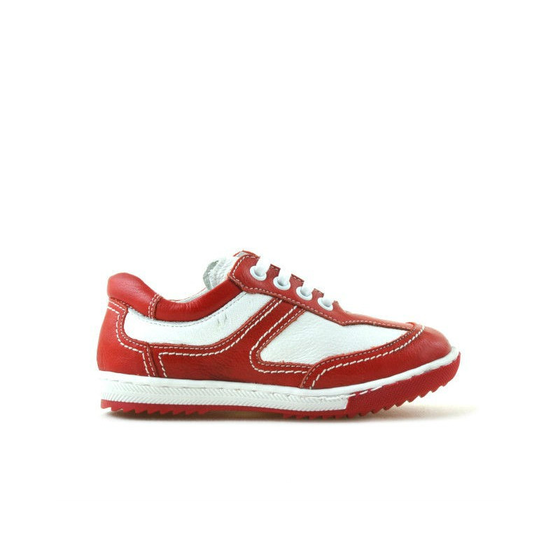 Pantofi copii mici 15c rosu+alb