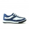 Pantofi copii mici 15c indigo+alb