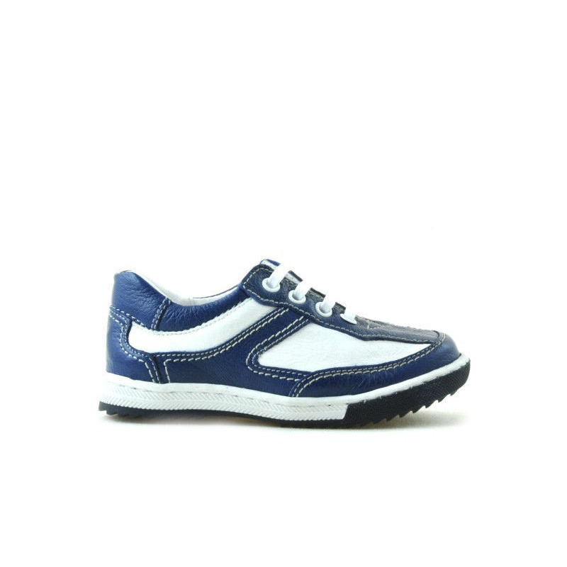 Pantofi copii mici 15c indigo+alb