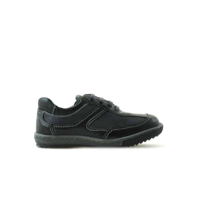 Pantofi copii mici 15c negru+gri