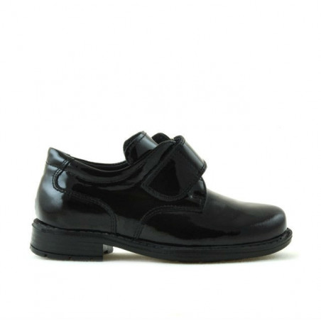 Pantofi copii mici 14c lac negru