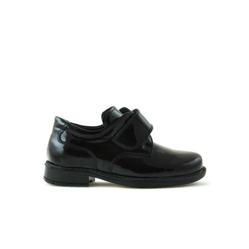 Pantofi copii mici 14c lac negru