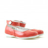 Pantofi copii mici 17c lac rosu corai