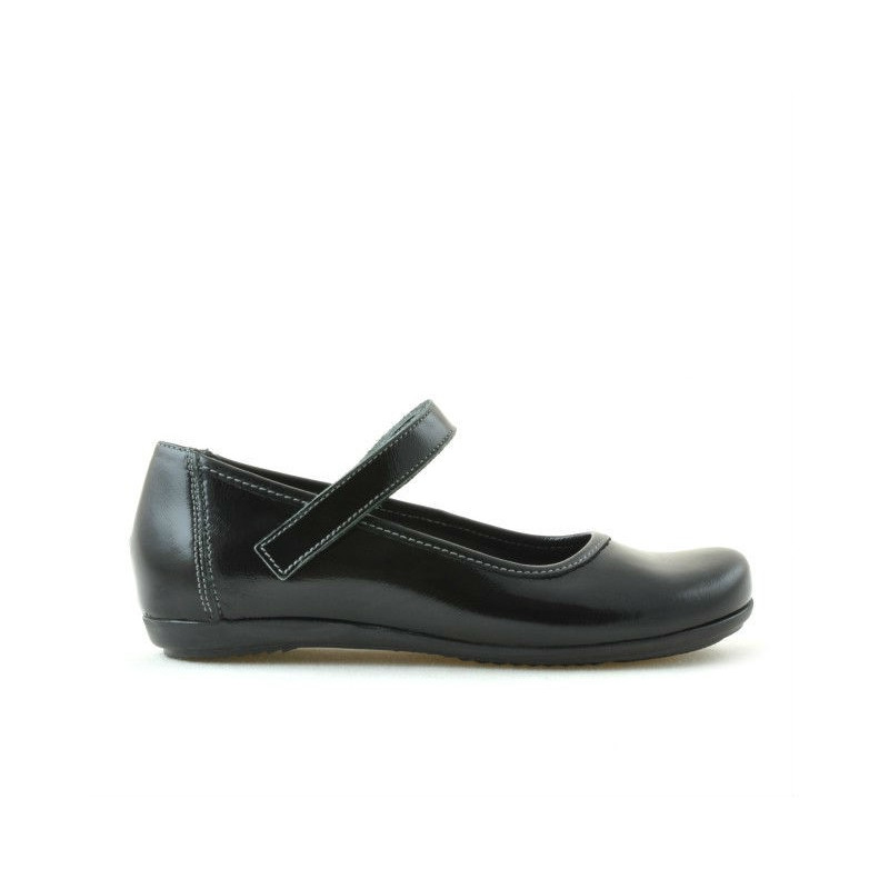 Pantofi copii 151 lac negru
