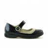 Pantofi copii mici 19c lac negru+bej