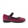 Pantofi copii mici 19c lac roz+mov