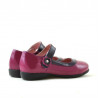 Pantofi copii mici 19c lac roz+mov