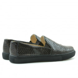 Pantofi sport dama 658 croco cafe