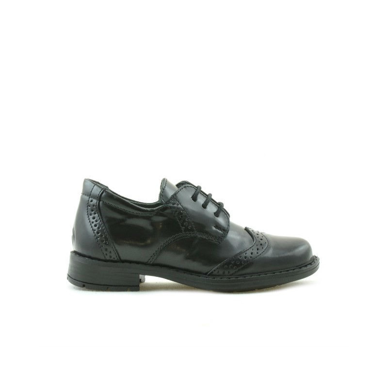 Pantofi copii mici 52c negru florantic